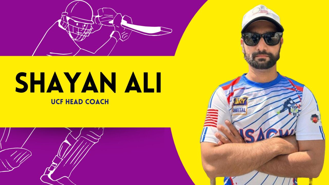 Shayan Ali appointed as Head coach UCF Academy